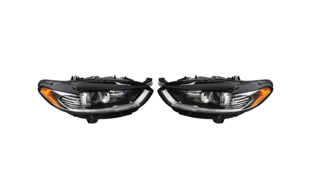 2X Headlight Assembly Set for Ford Fusion (2013-2016) Clear