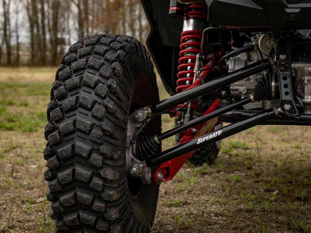 SuperATV Heavy Duty Radius Arms for Honda Talon 1000R (2019–2023) - Black