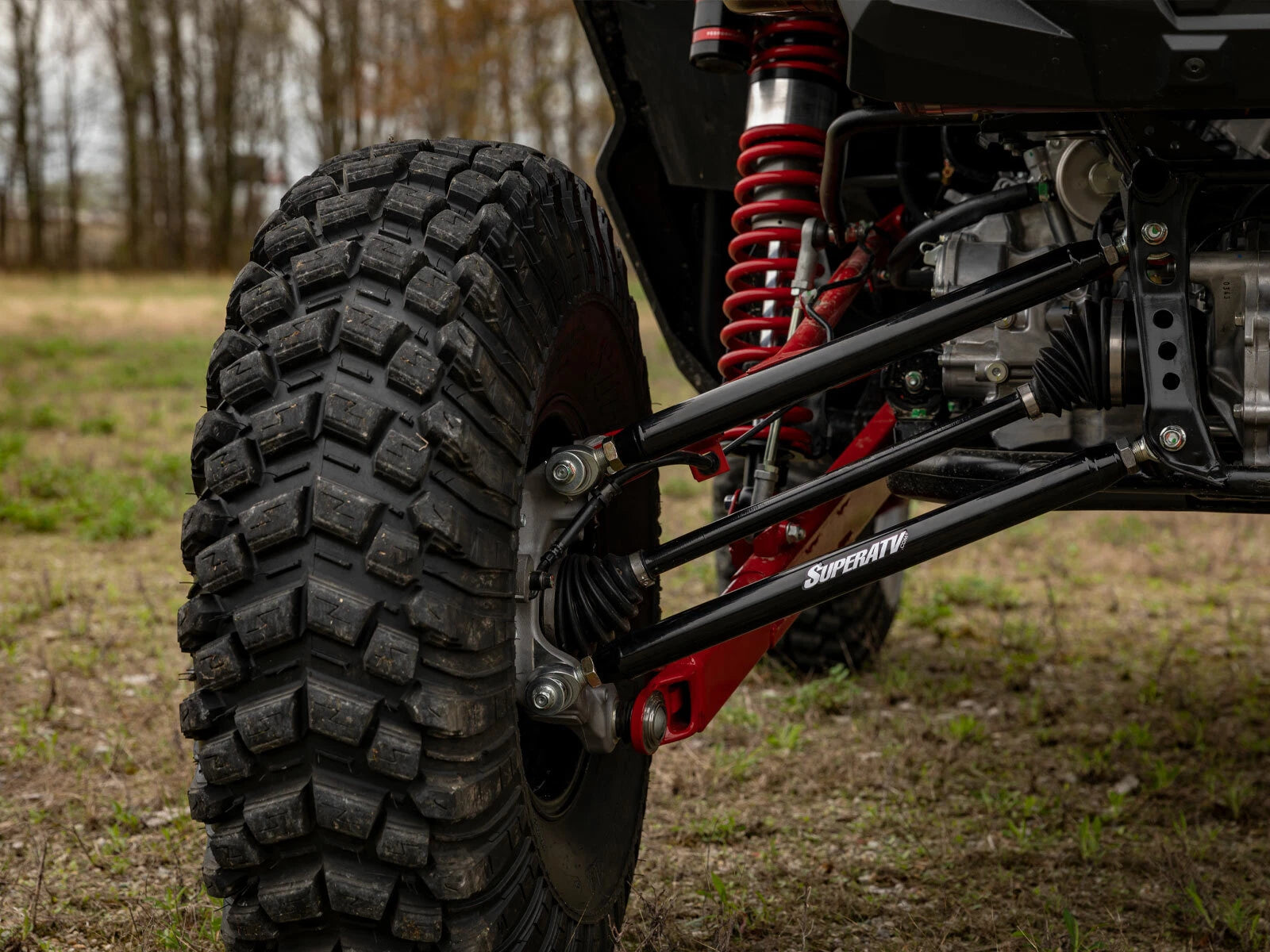 SuperATV Heavy Duty Radius Arms for Honda Talon 1000R (2019–2023) - Black
