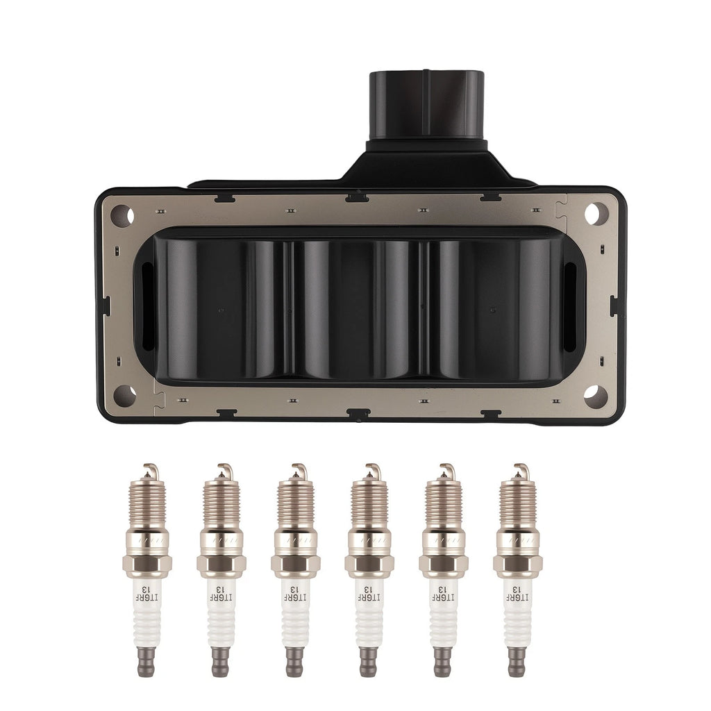 Ignition Coil & 6x Spark Plugs for Mercury Mountaineer (2006–2010)
