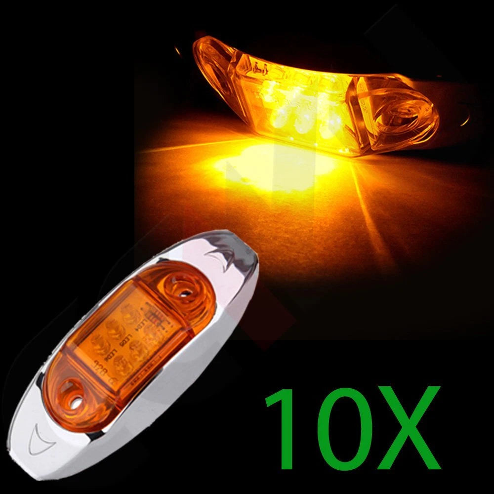 10x LED Trailer Side Marker Lights for Truck 
