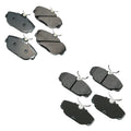 Set of 4 Akebono ProACT Ceramic Disc Brake Pads for Ford Taurus (1986–2007)