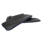 Sunvisor Covers for Ford Mustang (2005–2009) Blue Stitch PVC Leather
