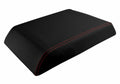 Leather Console Lid Armrest Cover for Hummer H2 (2003–2007) Red Stitch