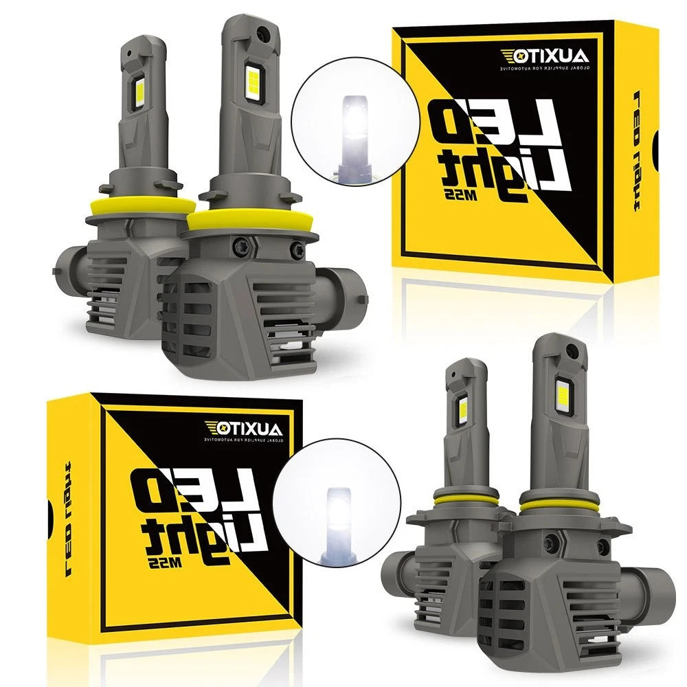 Auxito 9005 + H11 Combo LED Headlight Bulbs Kit 120W 22000LM 6500K