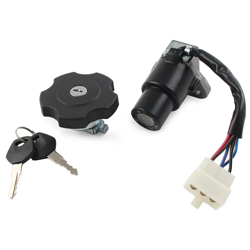 Yamaha RZ125 RZ250 RZ350 Motorcycle Fuel Cap Ignition Switch Lock Key Set