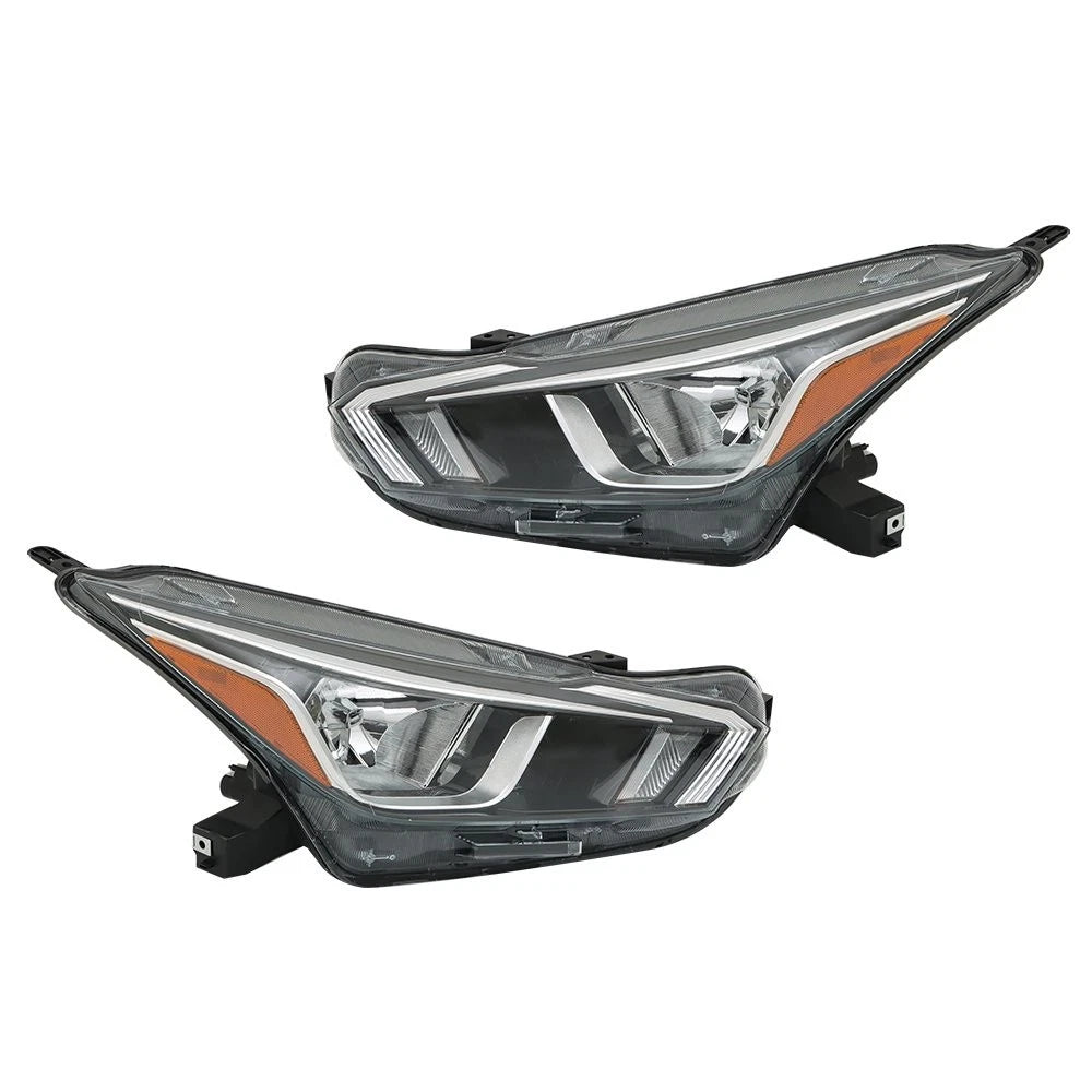 Headlight Assembly Pair for Nissan Versa (2020–2021) Halogen