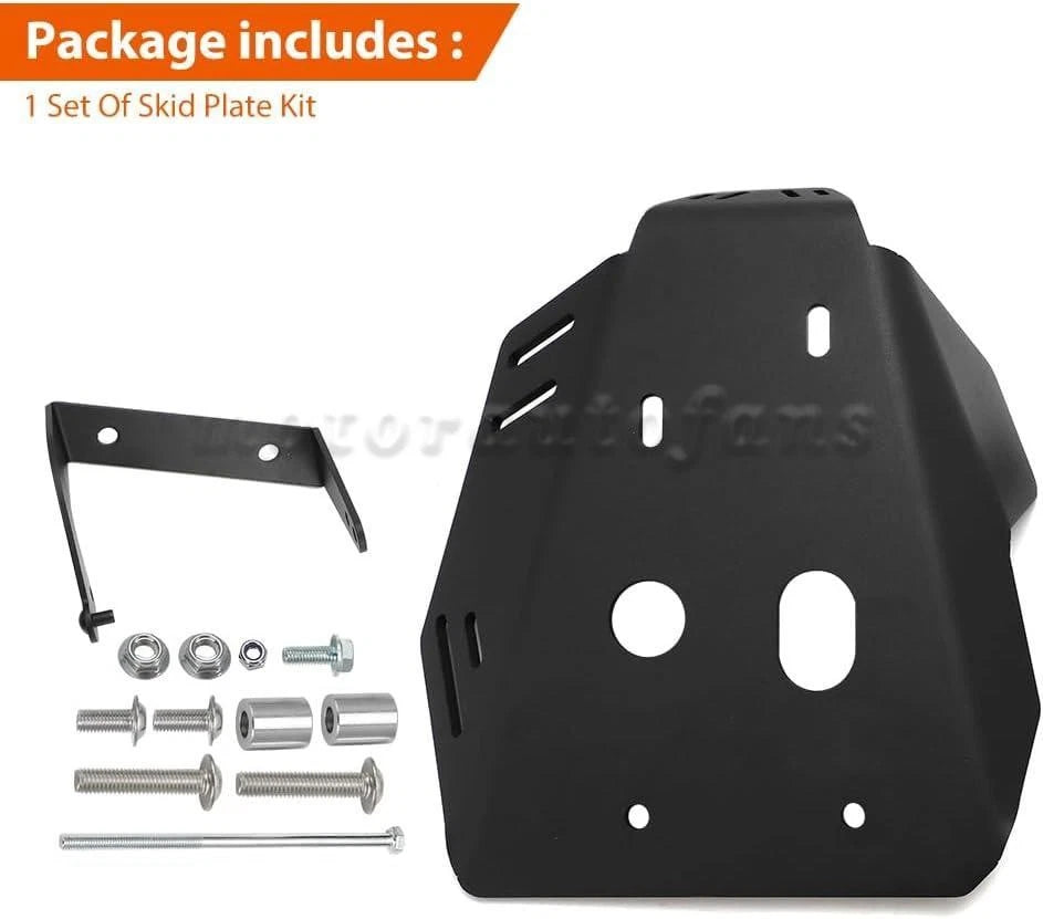 Skid Plate Bash Guard for Honda CRF110F (2019–2024) W/ Hardware, Aluminum