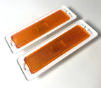 Front and Rear Side Marker Lens Lamp Assemblies for 1970–1974 Chevy Nova