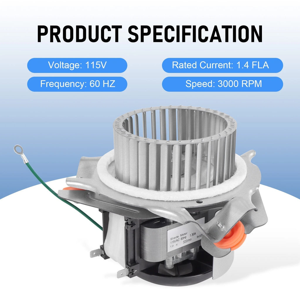 Inducer Blower Motor for JAKEL HC21ZE122A (Year Range Not Specified)