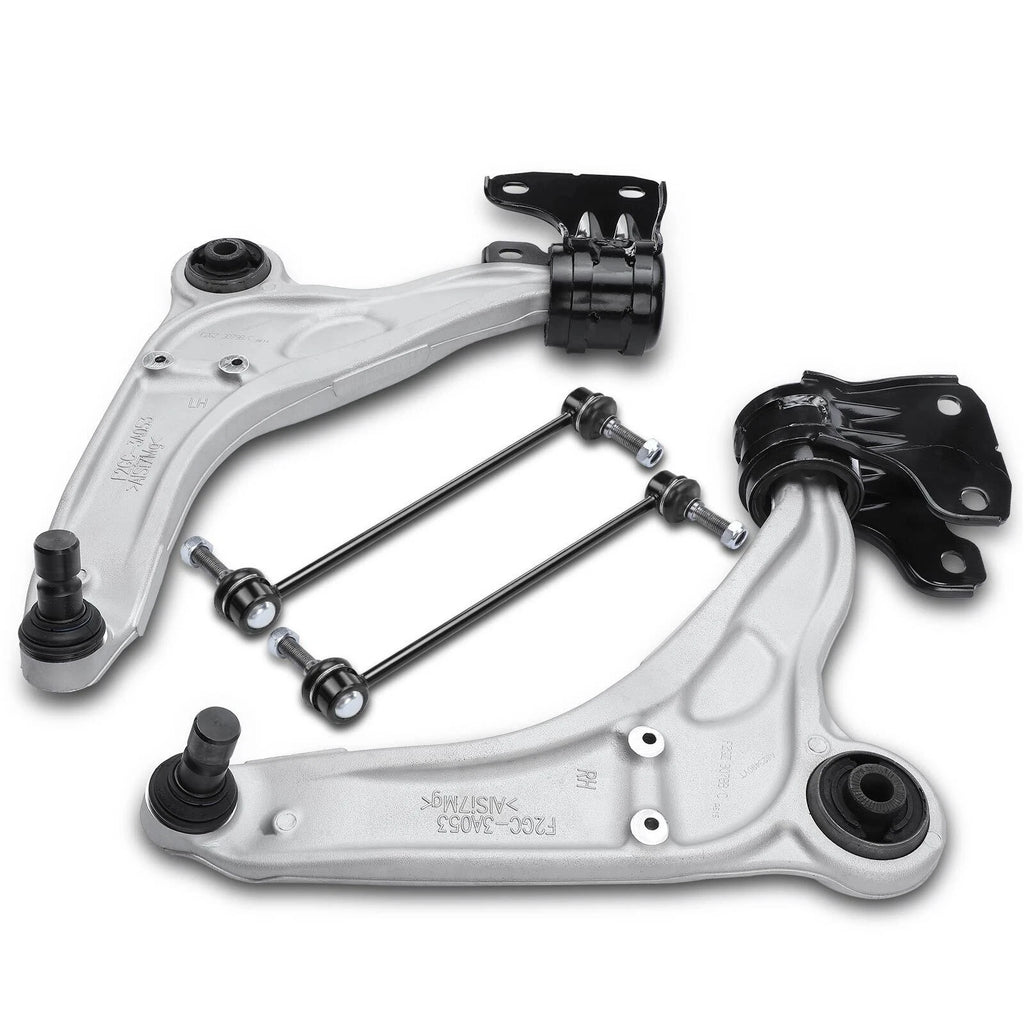Set of 4 Front Lower Control Arms with Ball Joints for Ford Edge