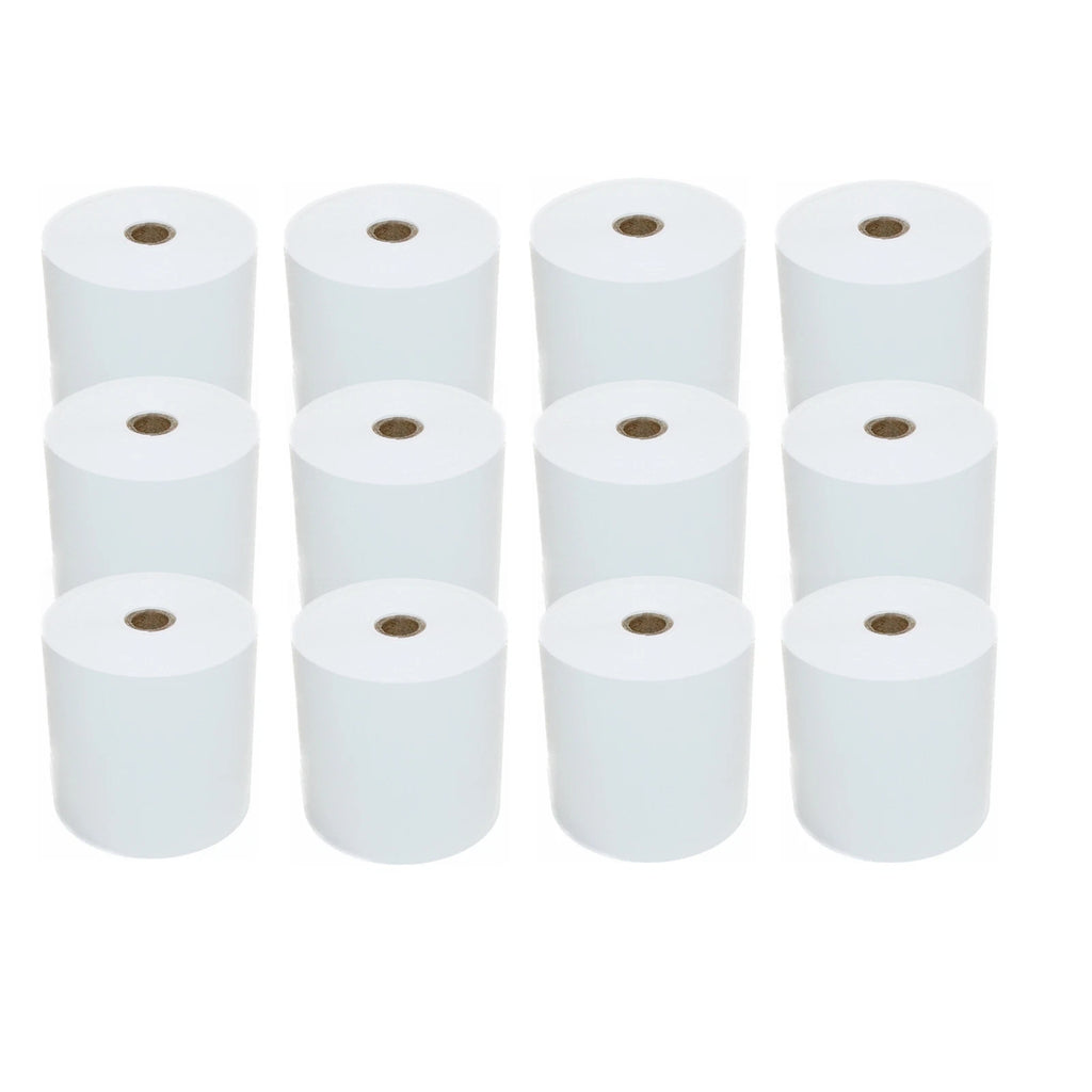 Set of 24 Thermal Paper Rolls for POS Cash Register (80x80mm)
