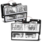LED Headlight & Bumper Turn Signal Lamp for Chevy GMC C/K (1988–2000)