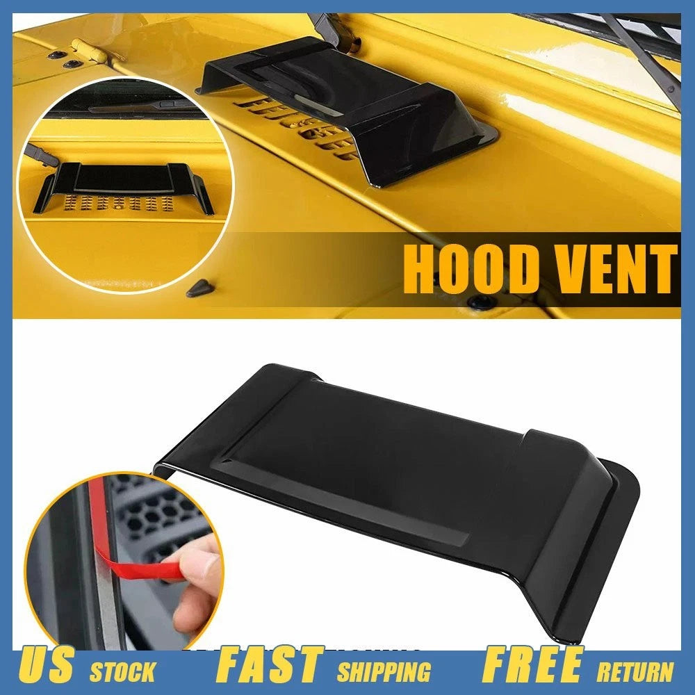 Hood Vent Scoop Cover for Jeep Wrangler TJ JK JKU (1997–2017)