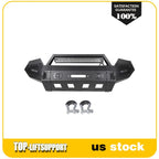 Textured Full Width Front Bumper with Winch Plate & LED for Toyota Tacoma (2016–2023)