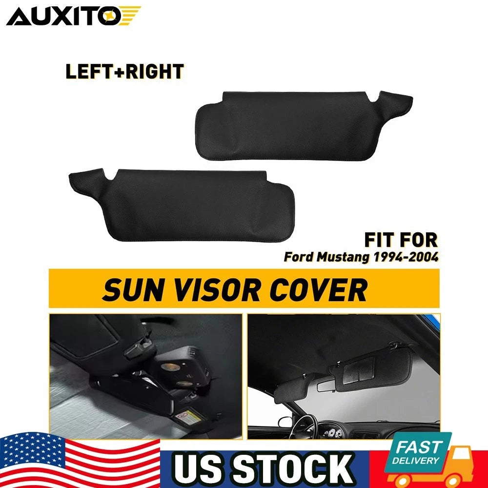 Sun Visor Replacement Cover for Ford Mustang (1994–2004) Black