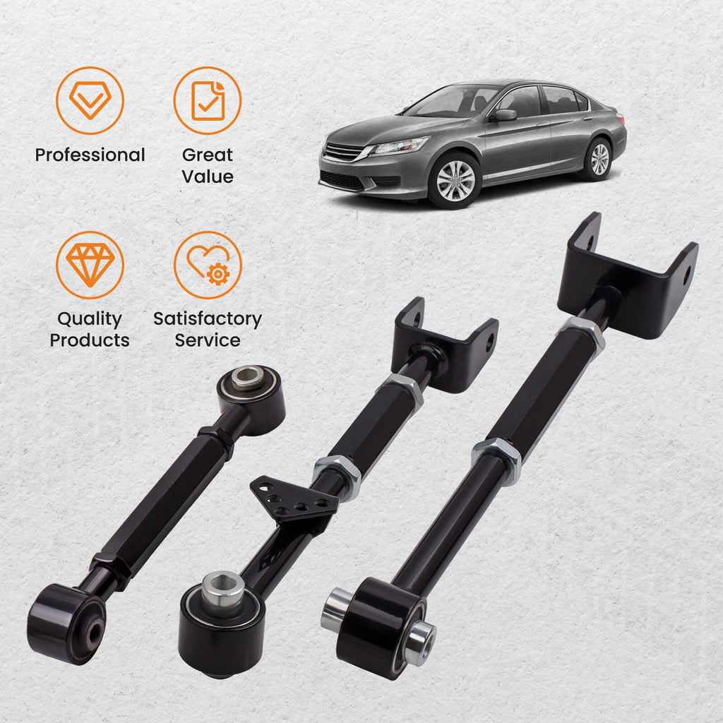 Set of 6 Adjustable Rear Control Camber Arms for Acura TL