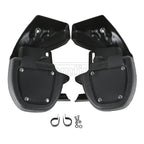 Lower Vented Leg Fairings Black for Harley Touring Street Glide (1983-2013)