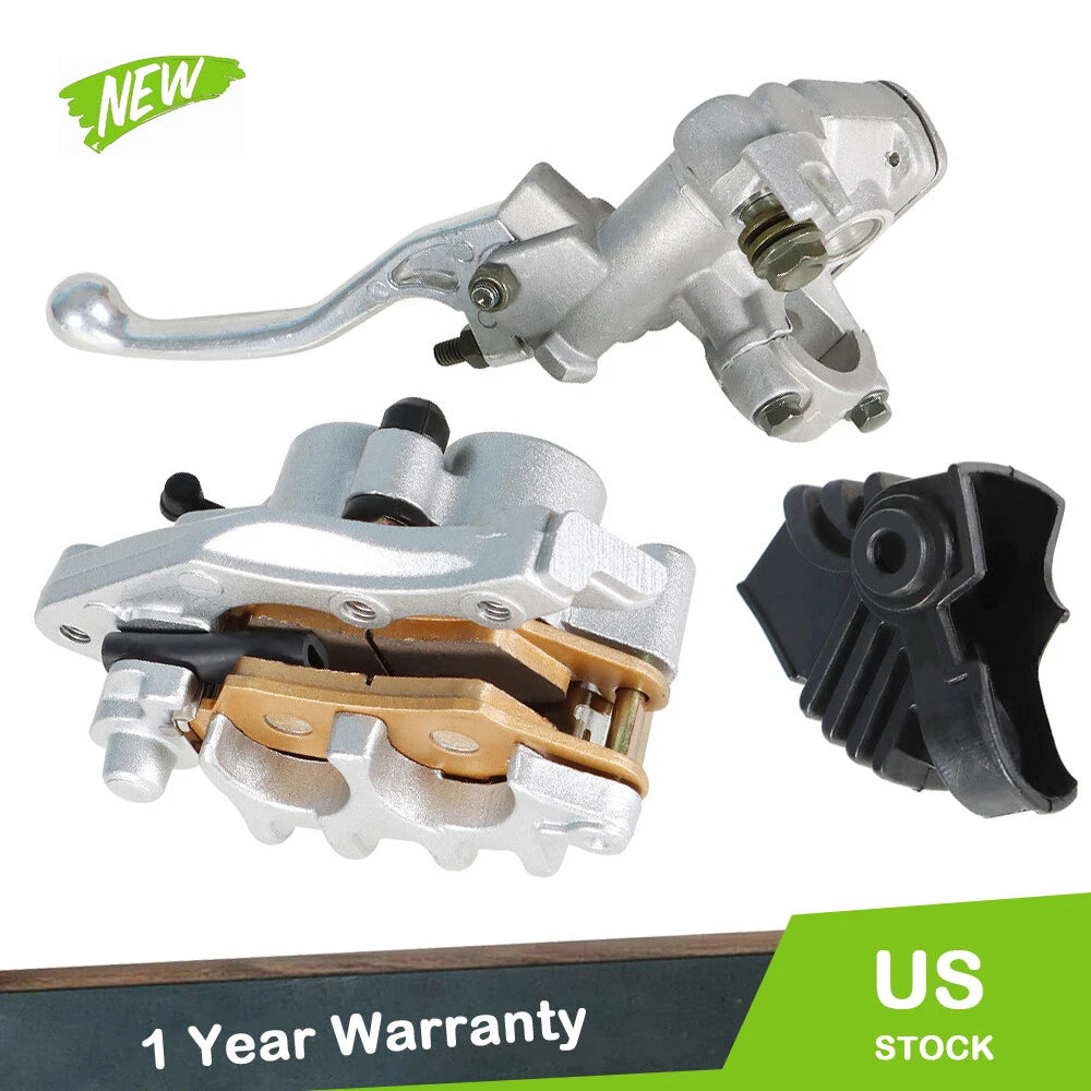 Front Master Cylinder Lever + Brake Caliper for Honda CR125R 250R CRF250X 450X (2000–2023)