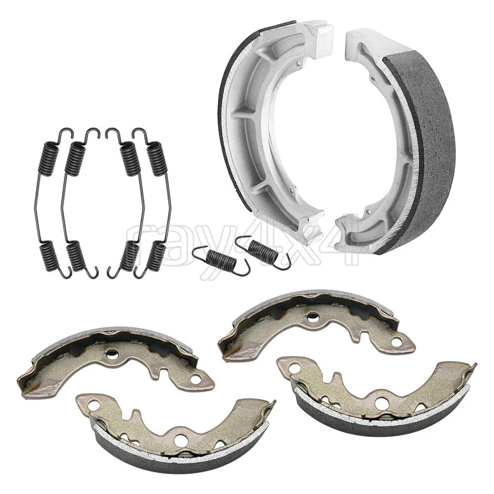 Front Rear Brake Shoes w/Spring for Suzuki (54400-41850, 64400-41810, 64410-24501)