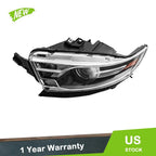 Left Headlight for Ford Taurus (2016–2019) Clear Lens Halogen