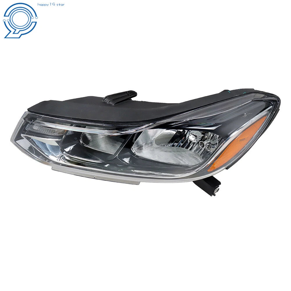 Left Side Headlight for Chevrolet Trax (2017–2019) Halogen Chrome Housing