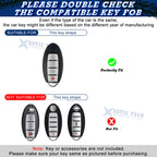 Carbon Style Smart Key Shell Protector for Nissan (2017-2023)