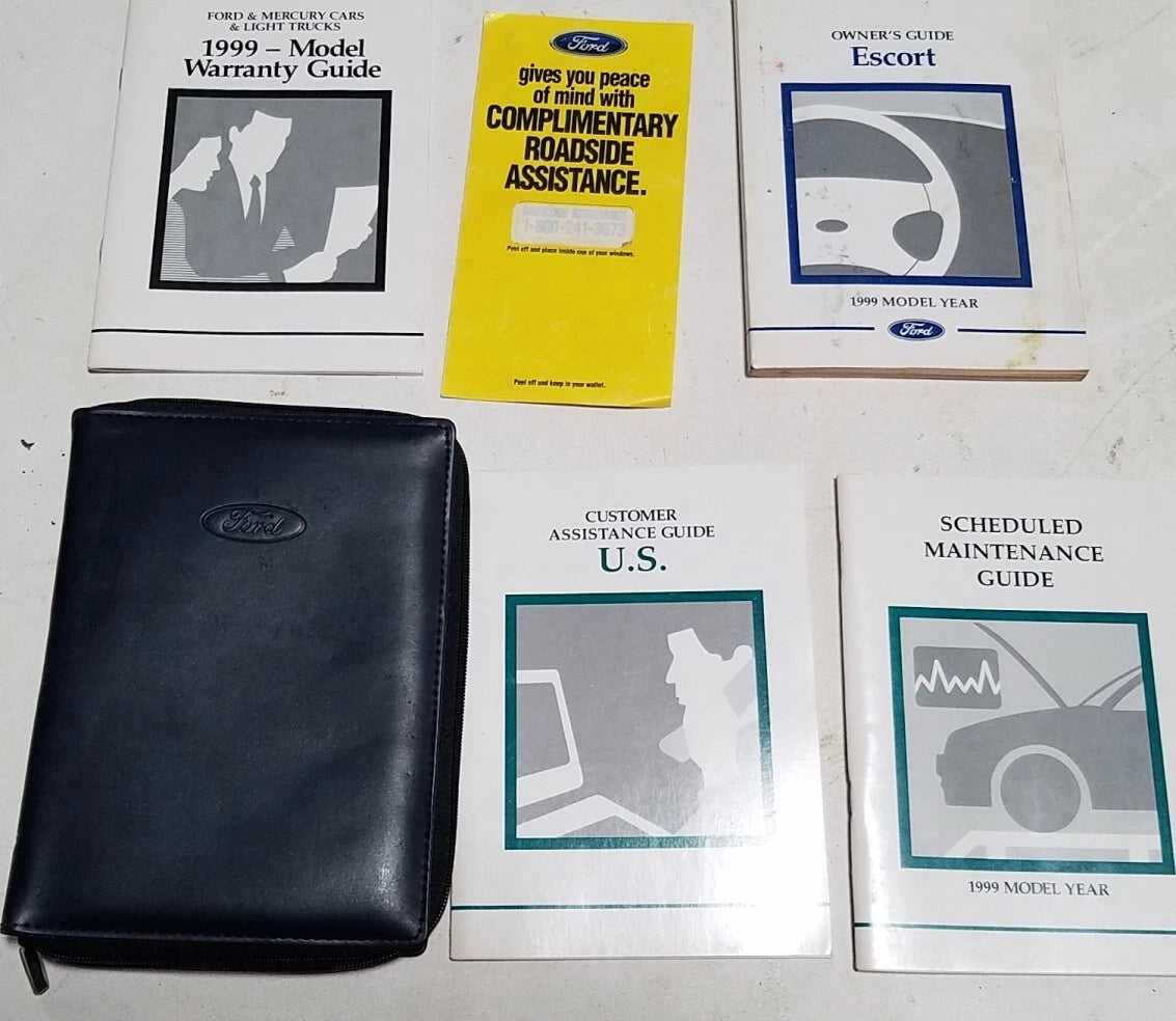 Owner's Guide for Ford Escort (1999) with Inserts OEM