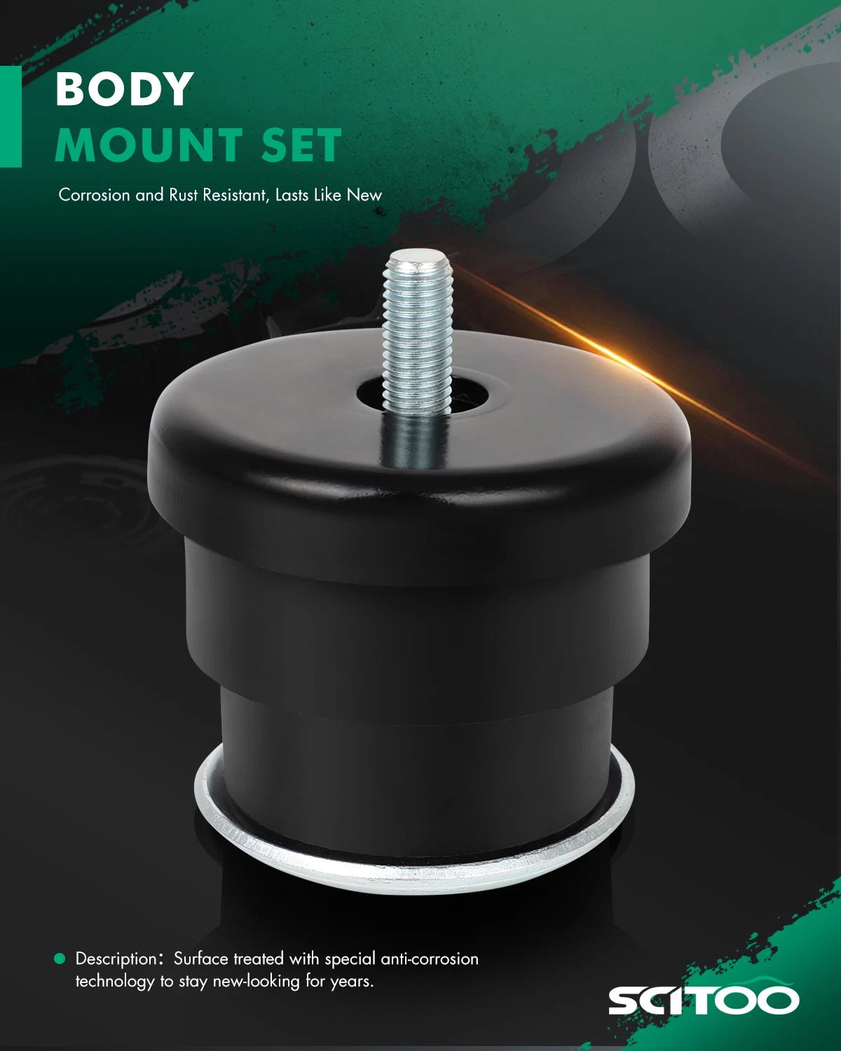 Body Mount Set 924-180 for Chevy S10 Pickup (1994–2004)