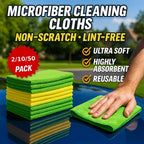 2X Ultra Absorbent Microfiber Towels for Home Cleaning