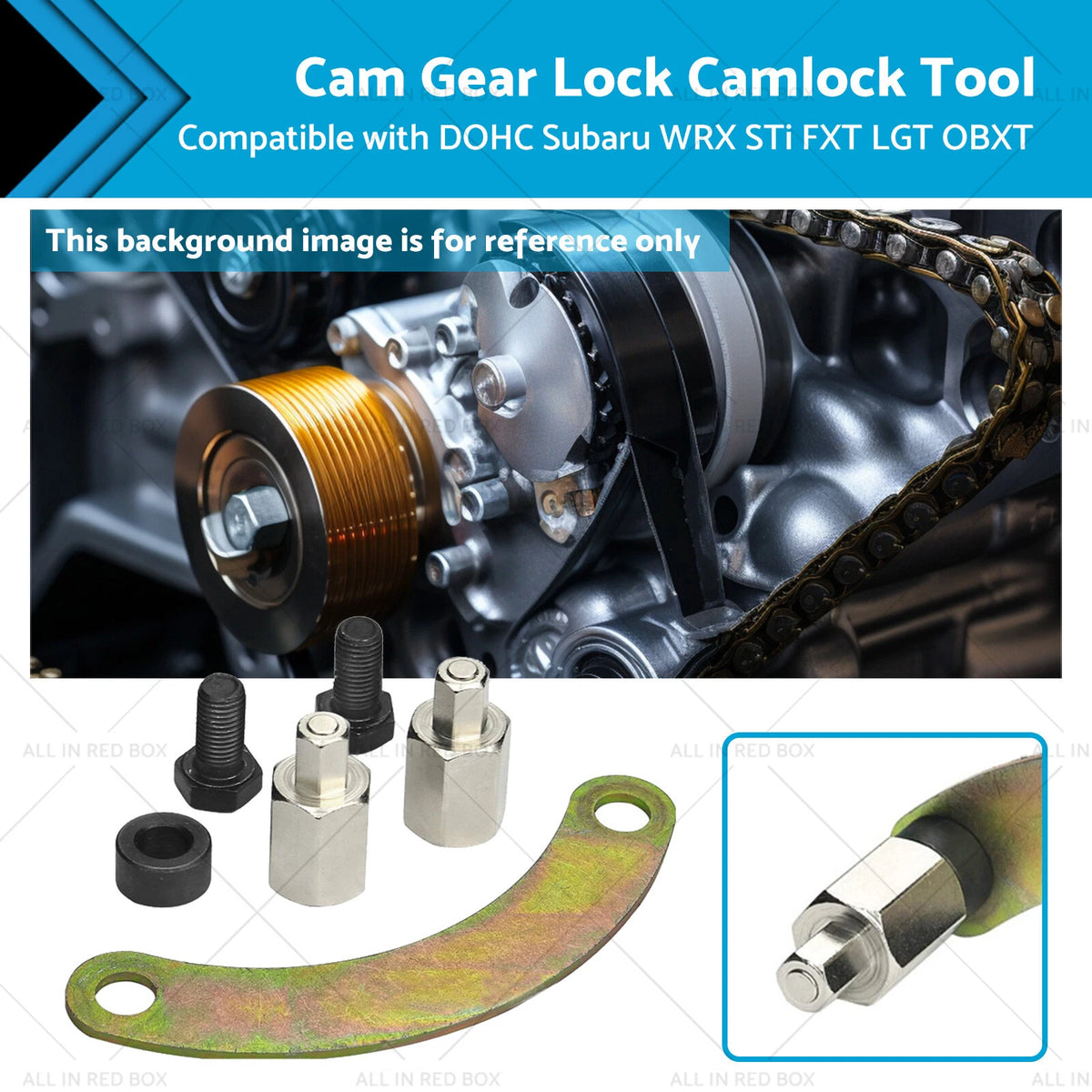 Cam Gear Lock Tool for Subaru Impreza WRX STi FXT LGT OBXT 2.0L (2000–2021)