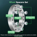 Set of 2 Wheel Spacers for Toyota Tacoma 4Runner  1" Thick 6x5.5