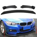 Glossy Black Front Bumper Lip Chin Spoiler for Universal Car