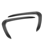 Carbon Look Front Bumper Side Spoiler for BMW X6 F16 (2015-2019)
