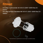 Fuel Pump Assembly for Jeep Commander XK and Grand Cherokee WK (2007–2009)