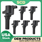 6X Ignition Coil for Lincoln LS Jaguar S-Type (2000–2005) DG476 FD496