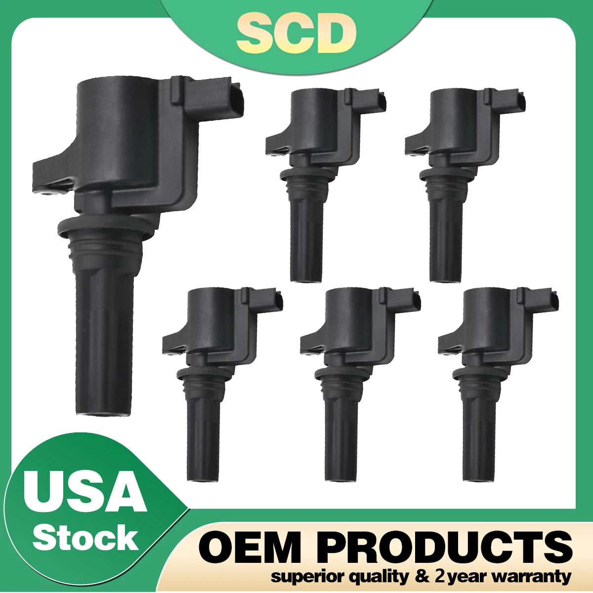 6X Ignition Coil for Lincoln LS Jaguar S-Type (2000–2005) DG476 FD496
