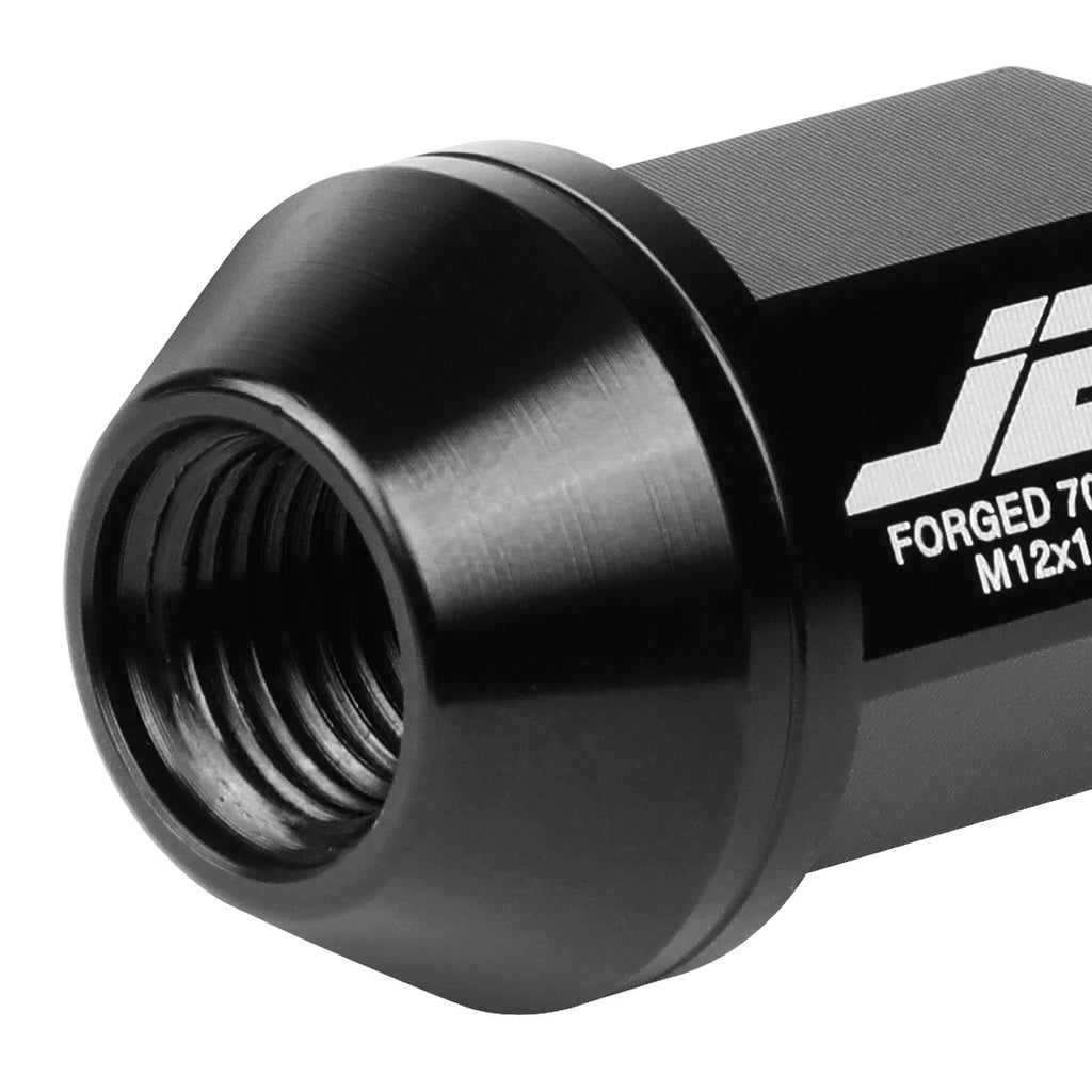 20Pc J2 7075 Forged Aluminum M12x1.25 Close-End Lug Nut Set w/Adapter Key