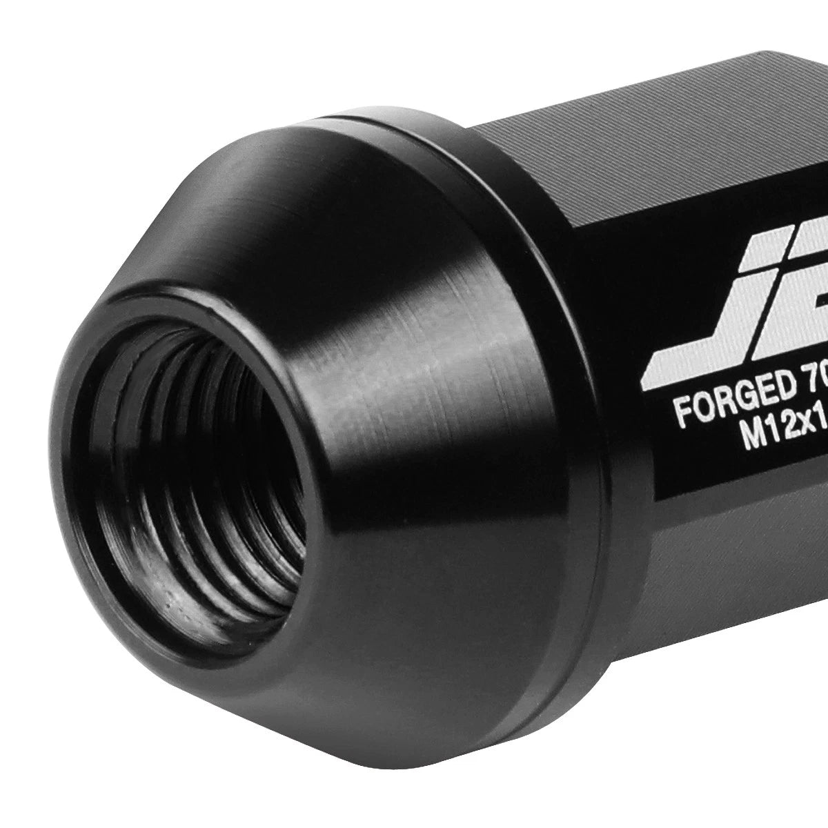 20Pc J2 7075 Forged Aluminum M12x1.25 Close-End Lug Nut Set w/Adapter Key