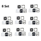 Set of 8 Carburetor Gasket Repair Kit for ZAMA GND-105 C1M-EL44 Chainsaw