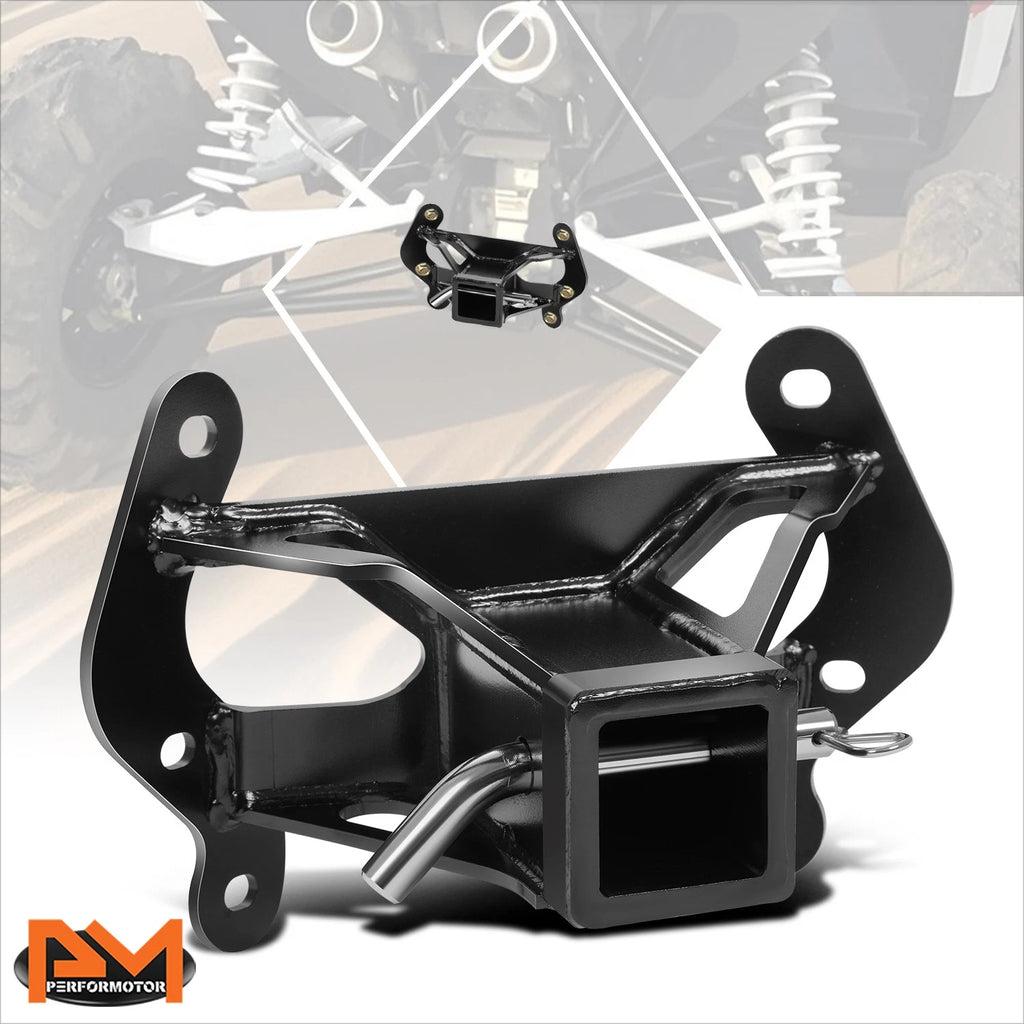 2" Rear Tow Hitch Receiver for Can-Am Maverick (2013–2017) - Powdercoated Steel