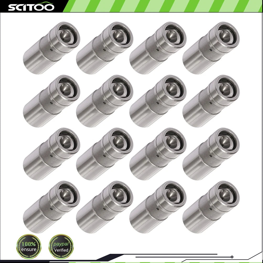 Set of 16 Flat Tappet Hydraulic Lifters for Ford 289 302 351C 400 429 460
