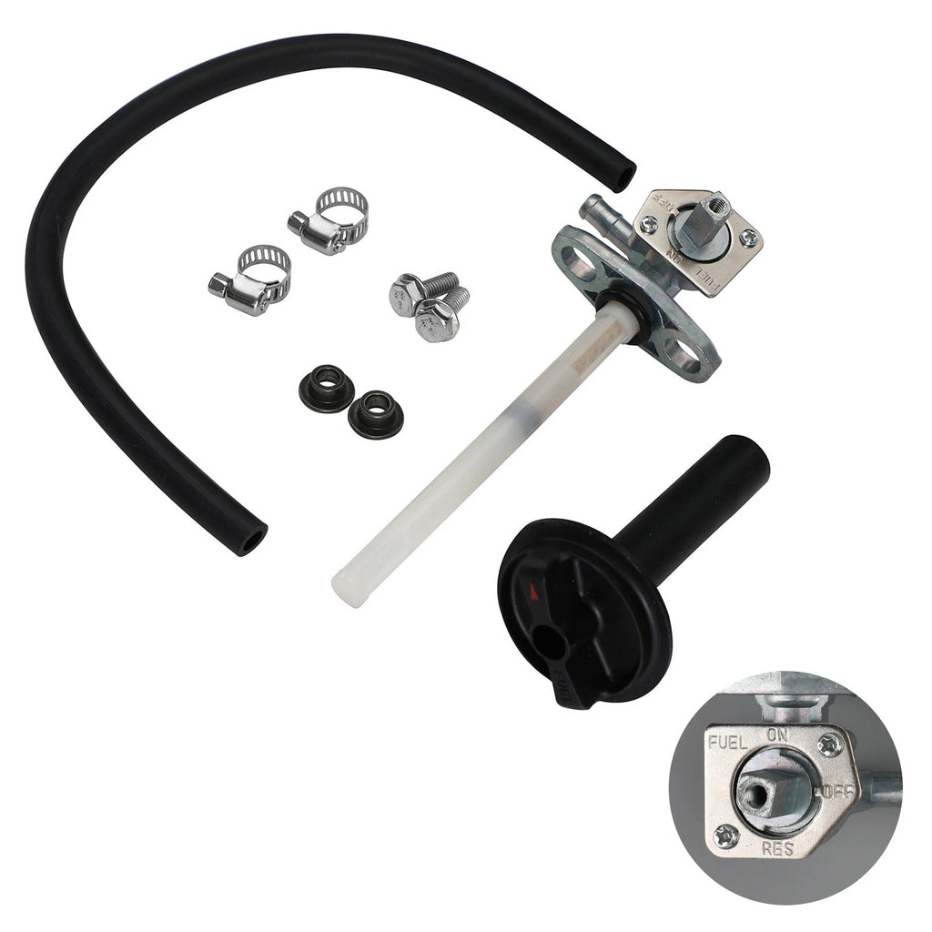 Fuel Gas Petcock Valve & Lever for Honda Recon 250 Rancher 350 Foreman 500 (2000–2023)