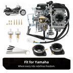 Carburetor with Intake Manifold for Yamaha V Star 1100 (1999–2009)