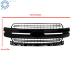 Front Bumper Grille for Ford F150 Lariat (2018-2020) Gloss Black