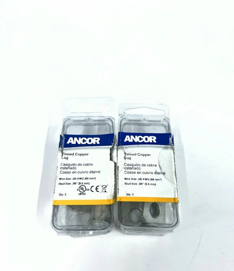 2X Tinned Copper Battery Lug for Ancor AEP-252296
