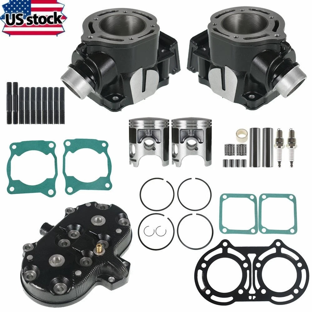 Top End Kit for Yamaha Banshee 350 (1987–2006) - Cylinder Head, Piston, Gasket