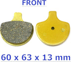 Front & Rear Brake Pads for Harley Davidson FLHR/FLHRCI Road King Classic (1994–1999)