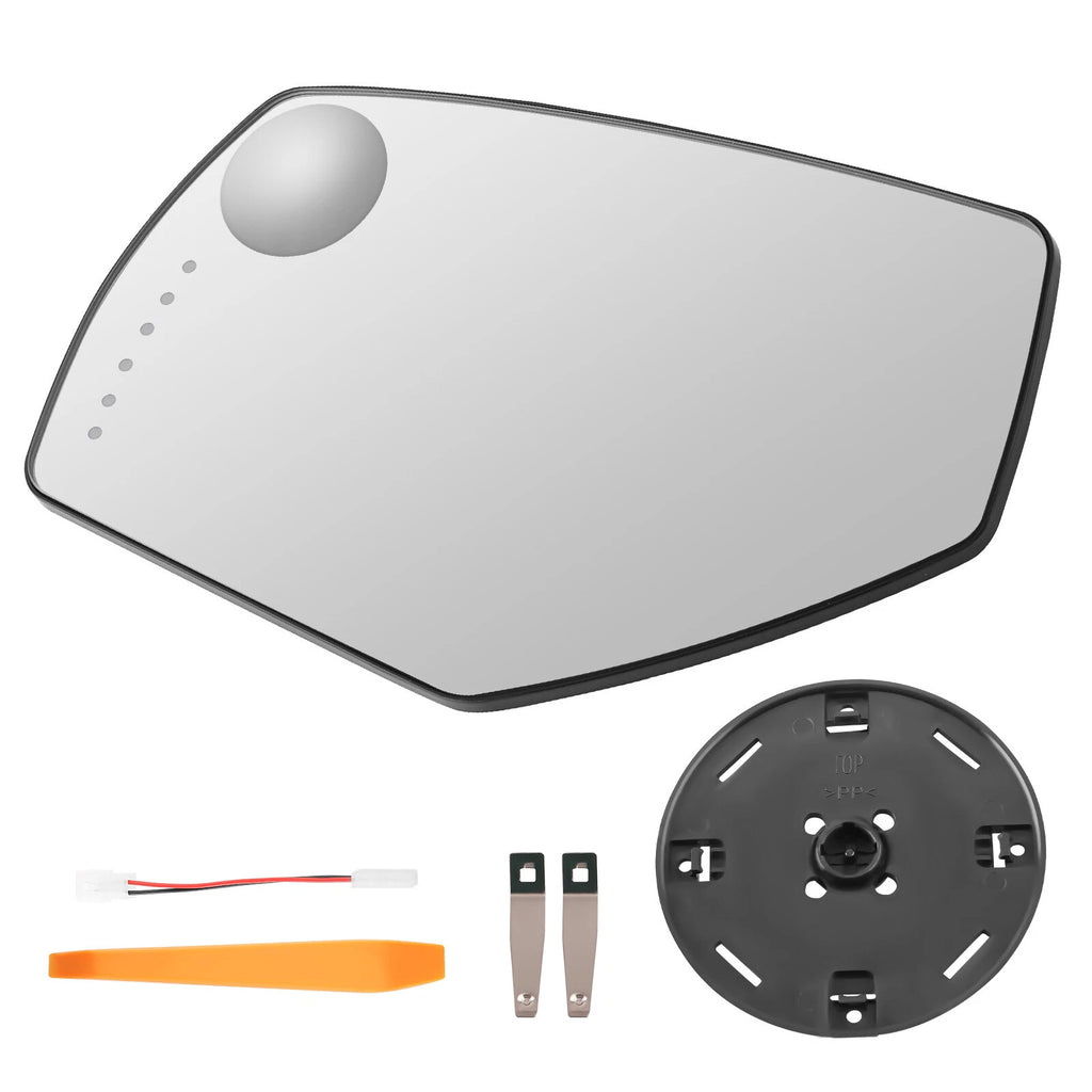 Heated Driver Side Mirror Glass with Signal for Silverado Sierra (2014–2018)