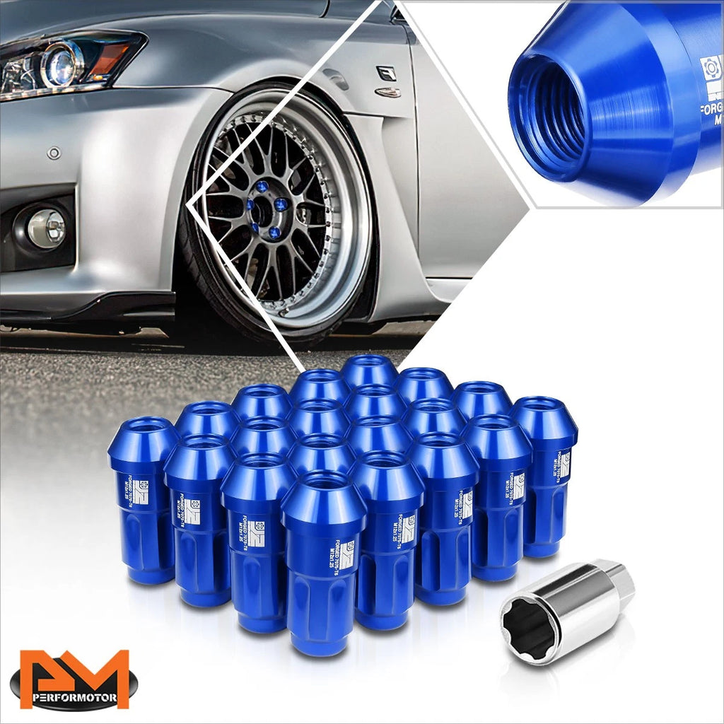 20Pcs M12x1.25 Closed End Bulge Acorn Lug Nuts for Universal Fit (All Years)